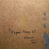 Oil on wood signed Catherine Neresis