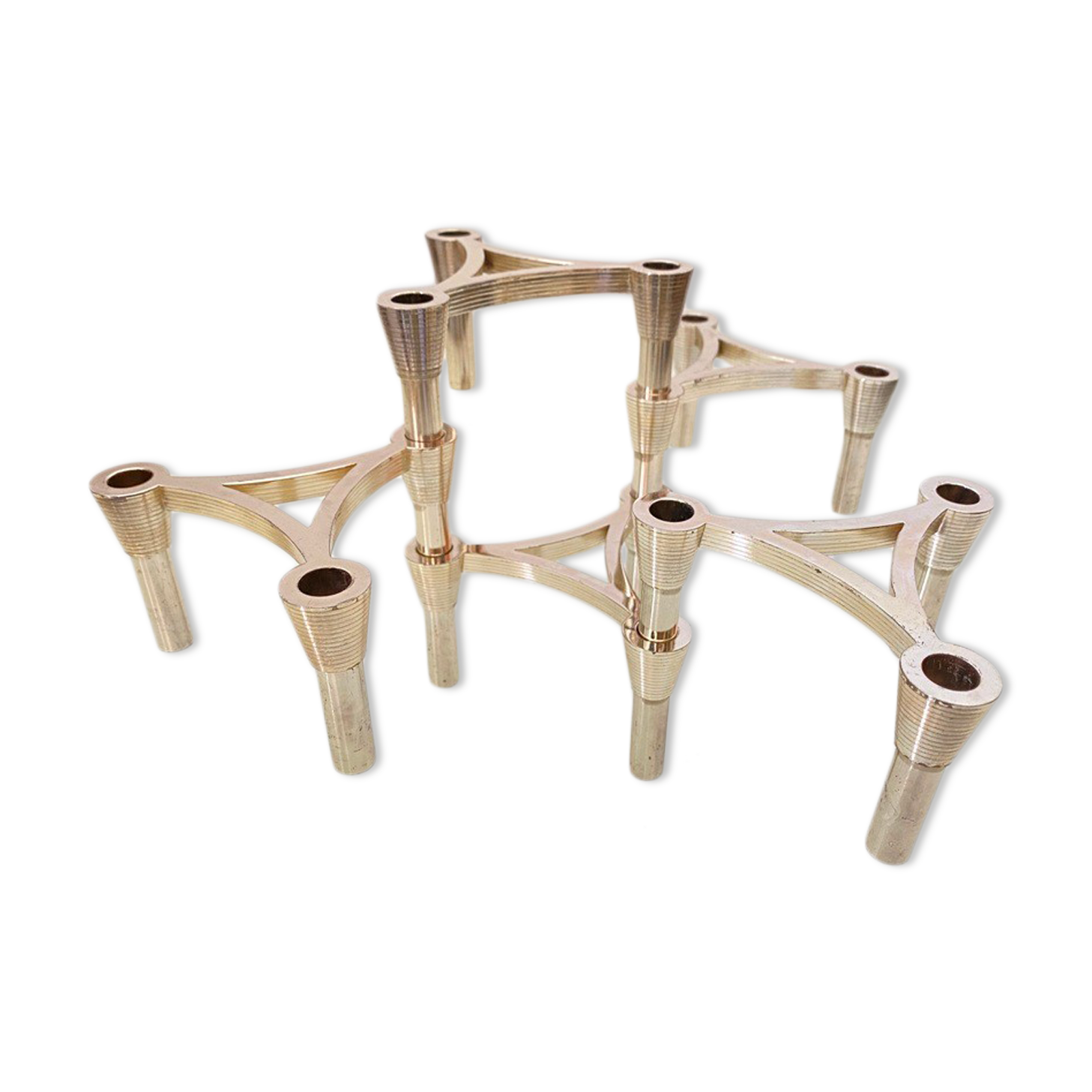 5 modular candle holders varying NAGEL 1970