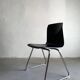 7 Pagholtz tubular steel stackable dining chairs | West Germany | 1960s