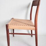 Chaise danoise en teck et corde
