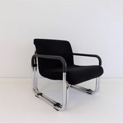 2 Cazzaro Bauhaus tubular steel armchairs