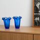 Cobalt glass vase, Danish design, 1970s, made in Denmark