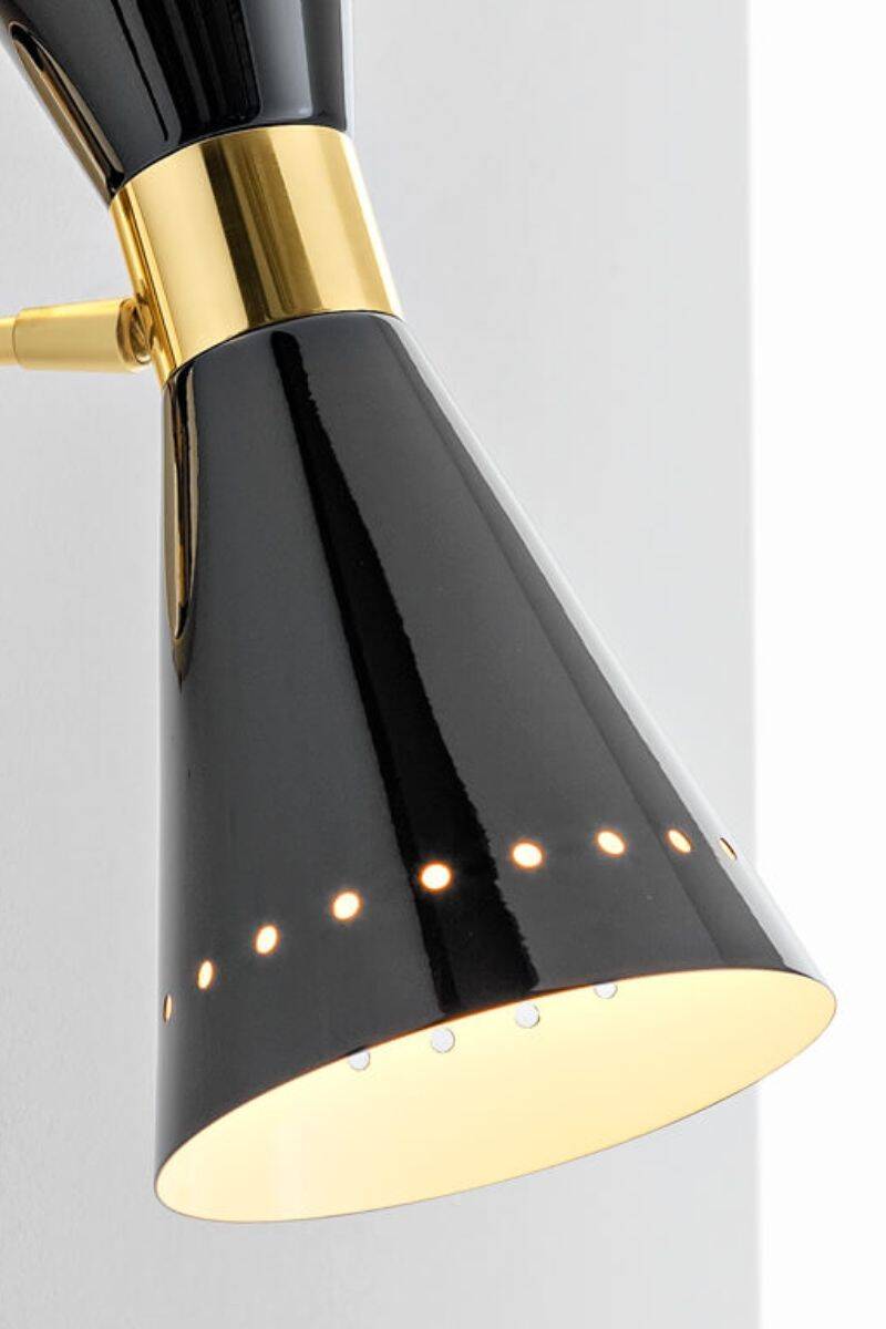 Applique murale noire Megafono 2x2