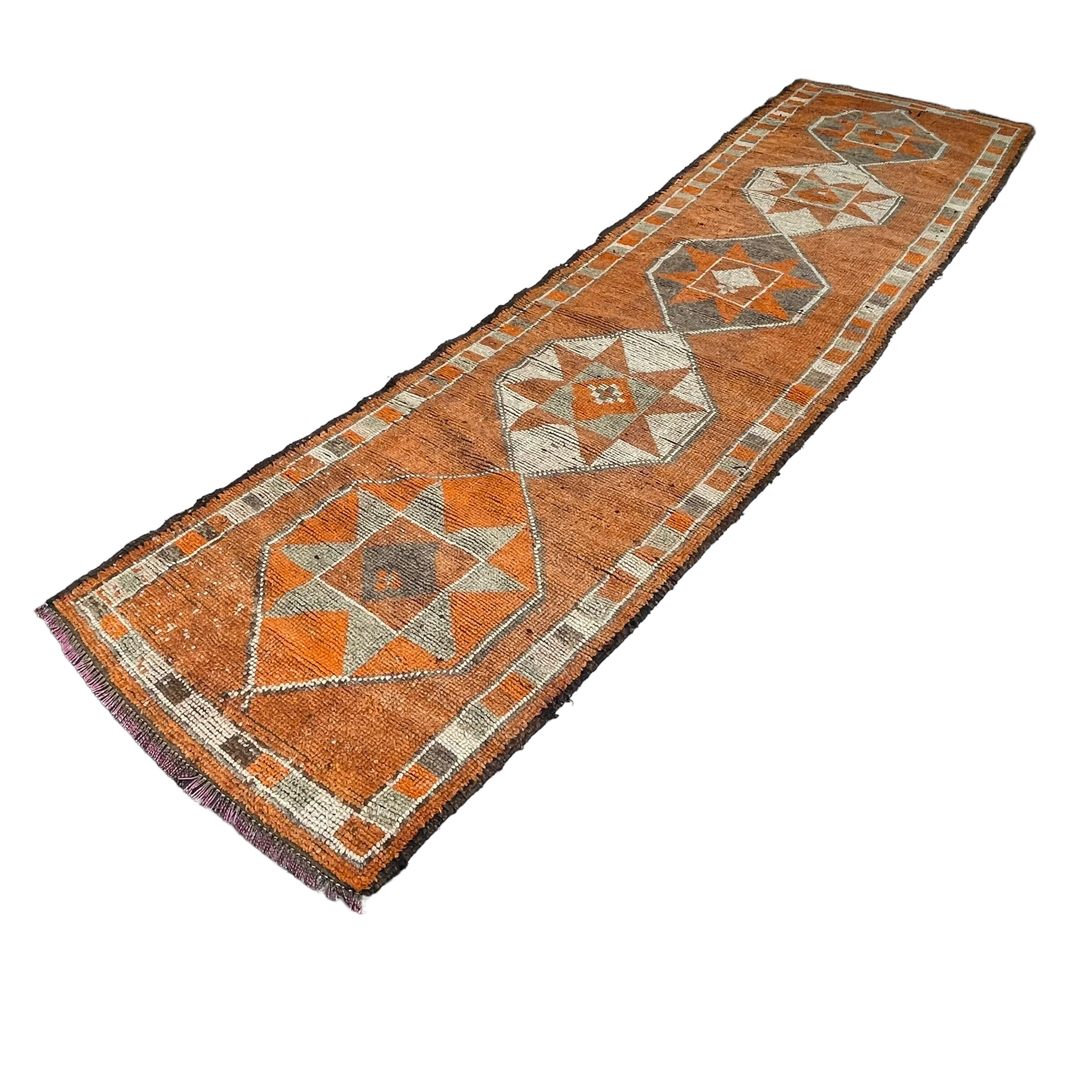 Kurdish herki runner , 363 x 95 cm