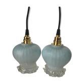 Pair of hanging lamps