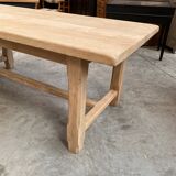 Solid oak farmhouse table