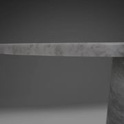 Table à manger originale « Eros » en marbre de Carrare par Angelo Mangiarotti, Italie