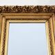 Baroque style giltwood mirror with acanthus carvings, France ca. 1880