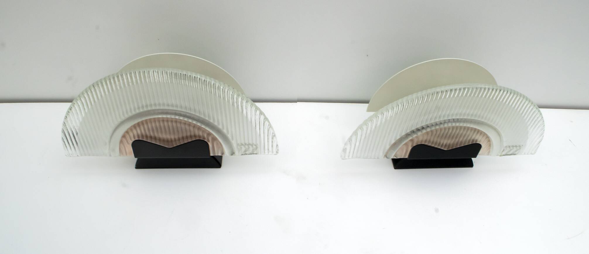 Pair of Altarte Italian Murano Glass Table Lamps by Stilkronen, 1992