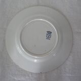 PLATE Saint Amand hamage faience old flowers ACACIA 299112