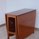 Scandinavian rectangular drop-leaf table - 1960s