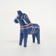 Handpainted blue Nils Olsson, "Dala" horse, Sweden 1960's