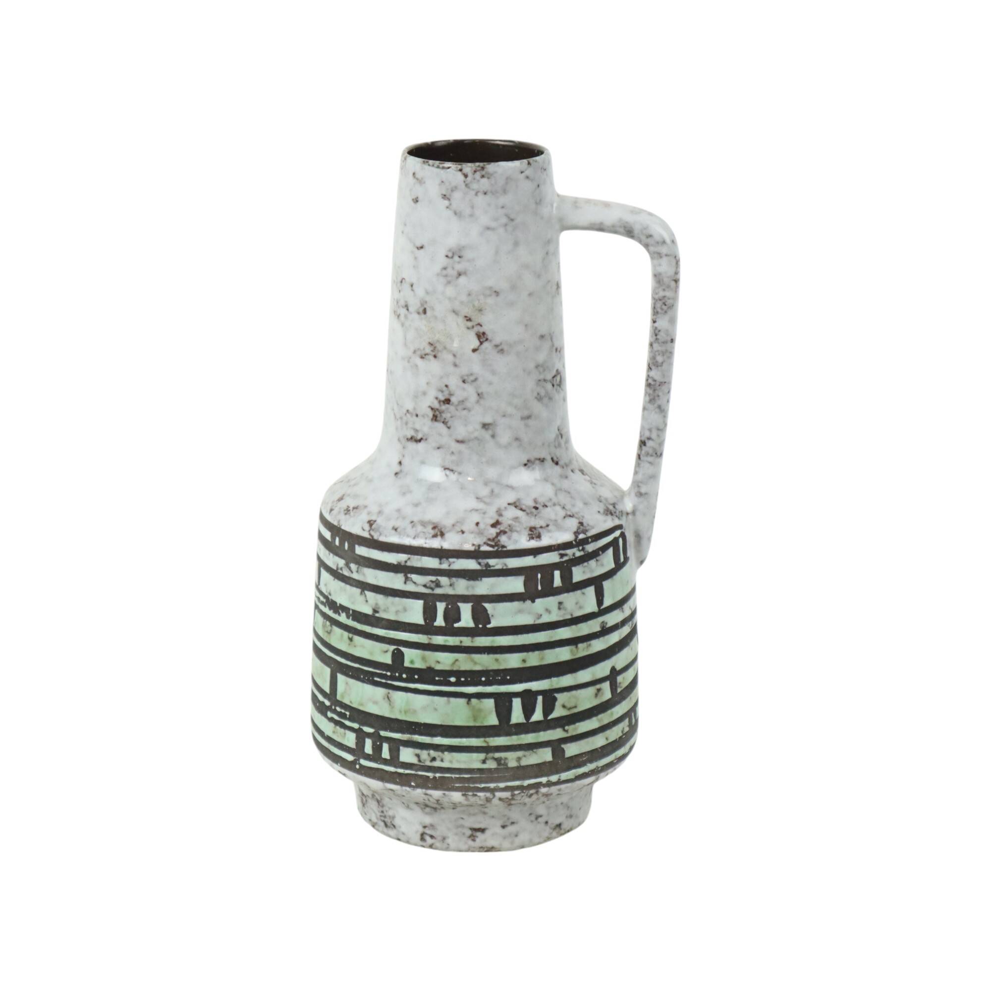 Vintage Vase VEB Haldensleben West Germany Ceramics 4070 A