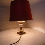 Red table lamp