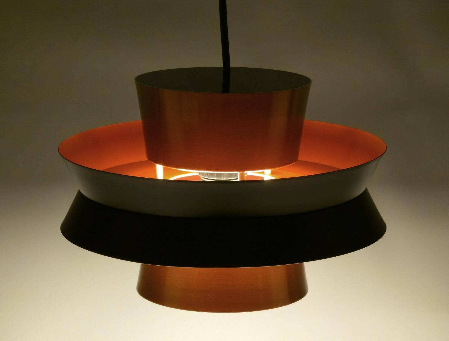 Vintage 1970s Granhaga Trava Pendant Lamp By Carl Thore.