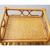Rattan shelf