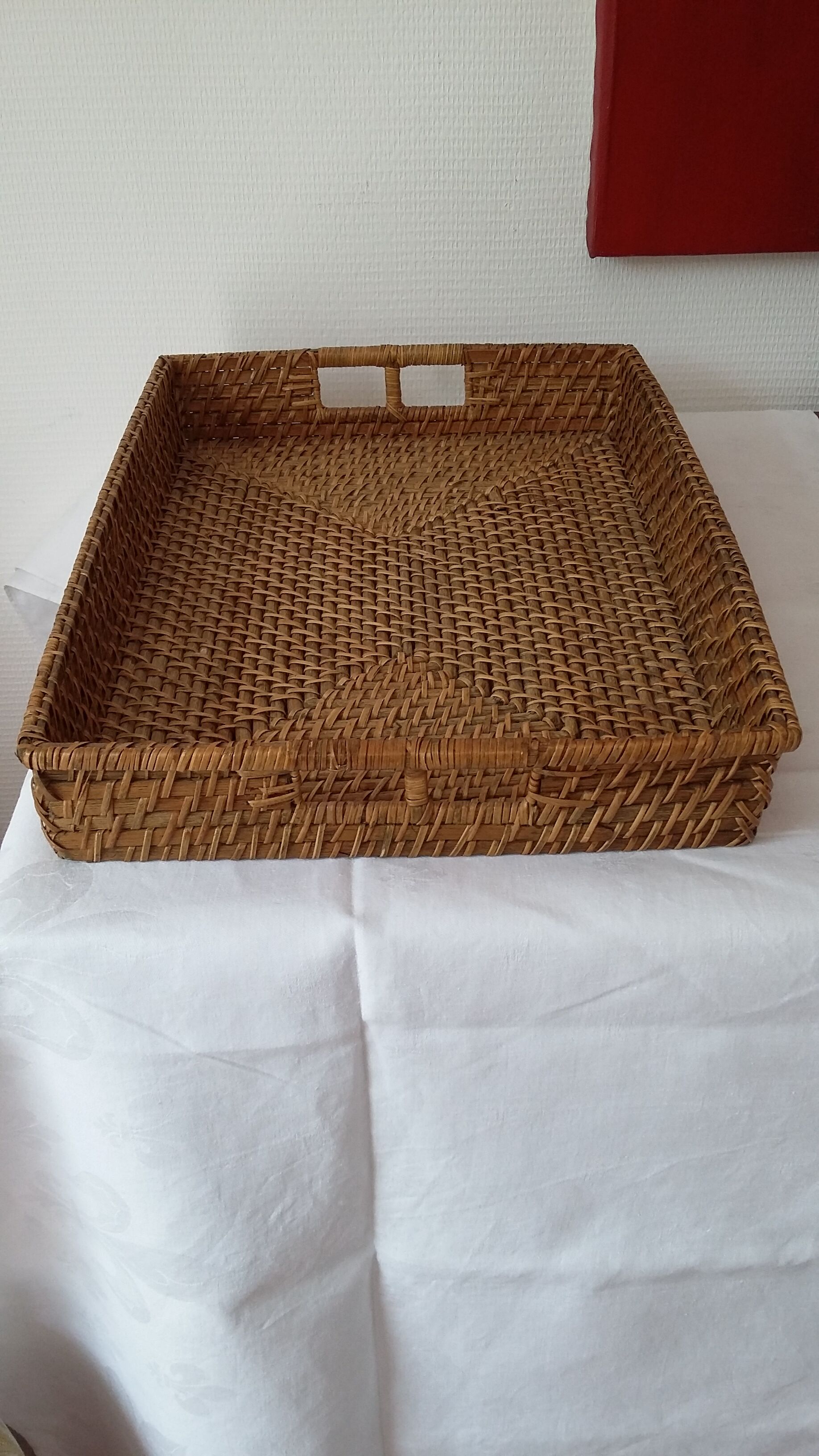 Wicker tray