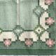 Swedish Green Wool Rug Flat-Weave Kilim Rölakan Rug Signed “M” 1960s