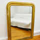Late 19th century Napoleon III wood and stucco fireplace mirror 87x117cm