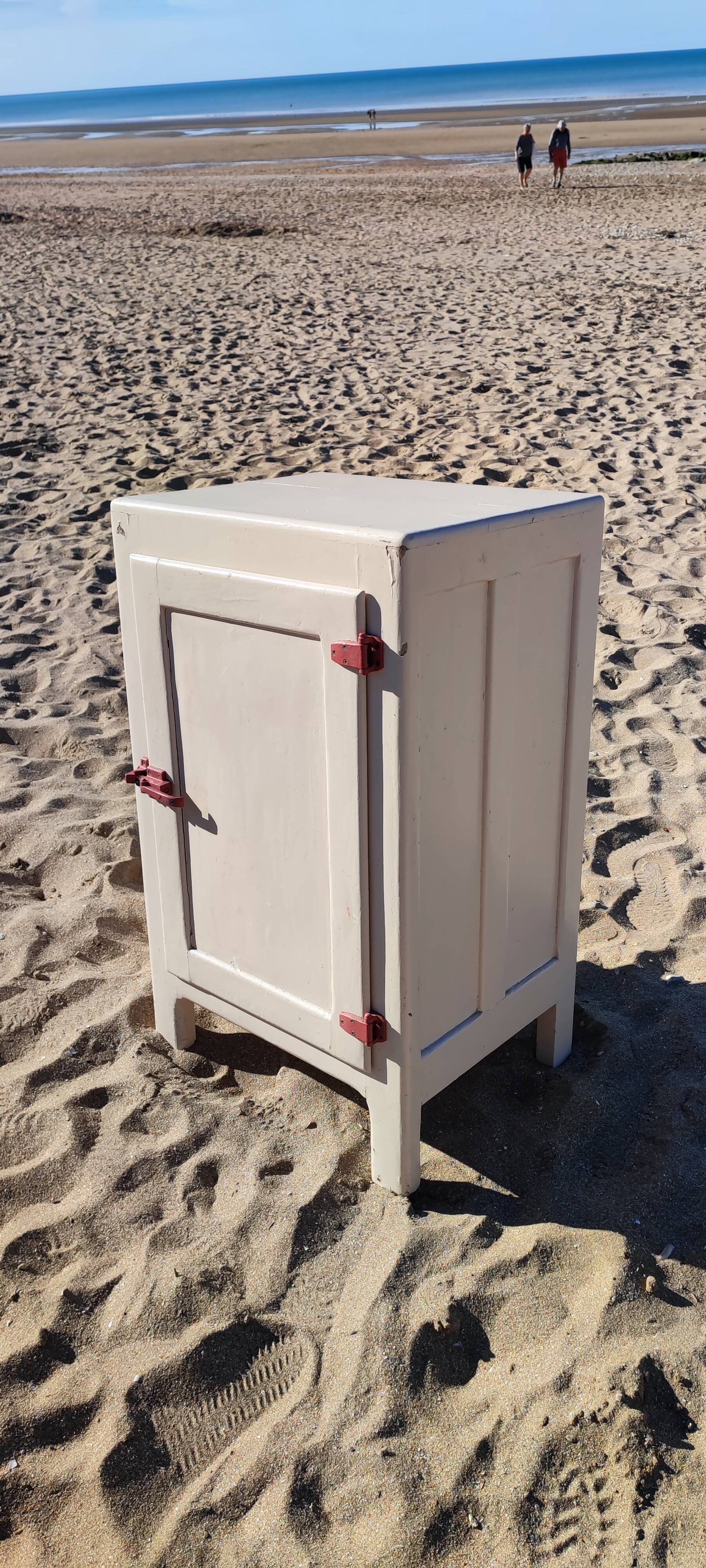Glacière vintage en bois
