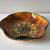 Bowl, ceramic plate by Yvon Roy, 1960s