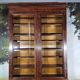 Large mahogany library from the Restoration period.
