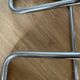 1970s chairs in acrylic and metal designed by Harvey Guzzini.