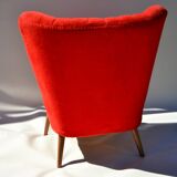 Red armchair 60s