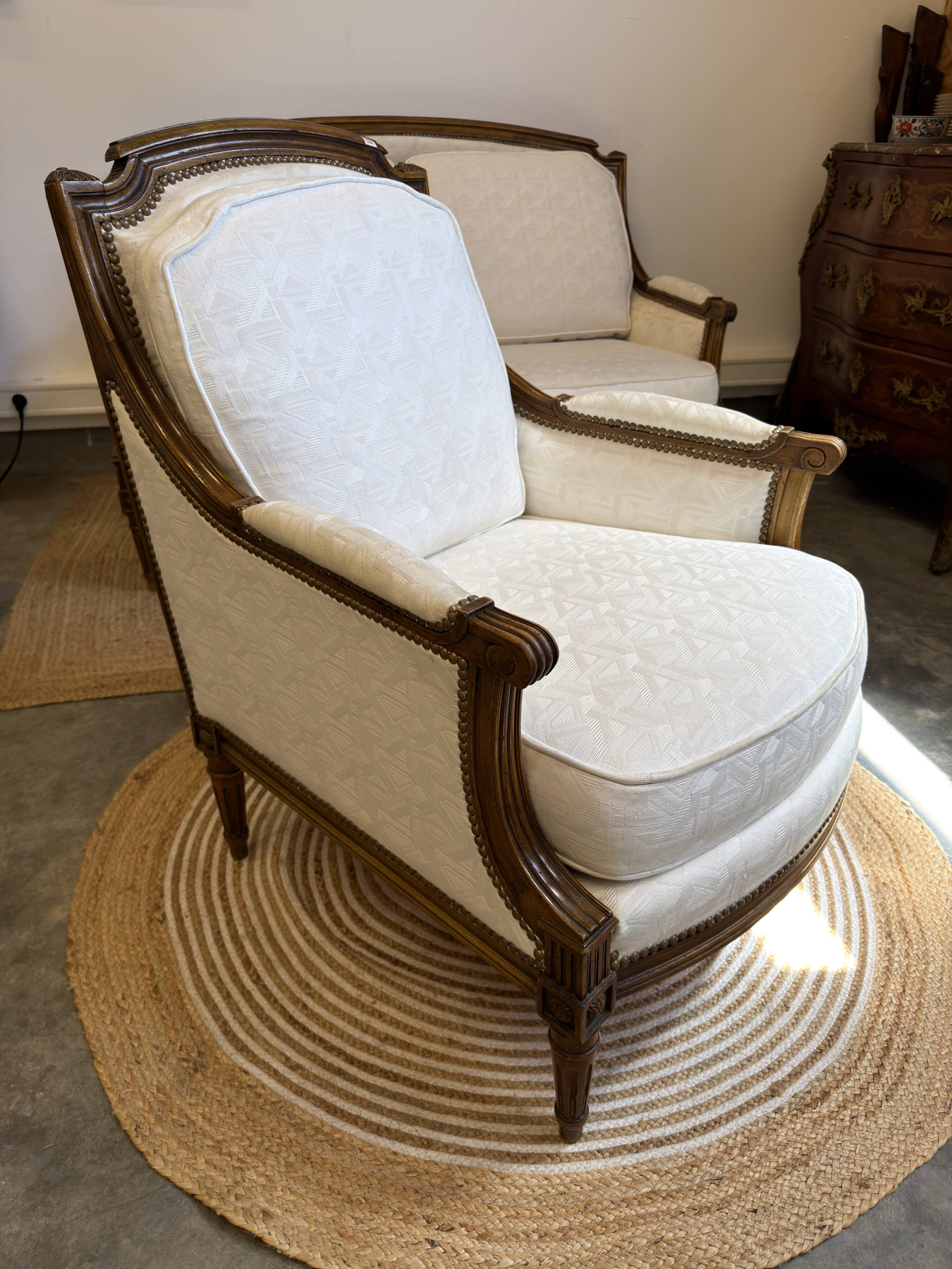 Fauteuil de style Louis XVI