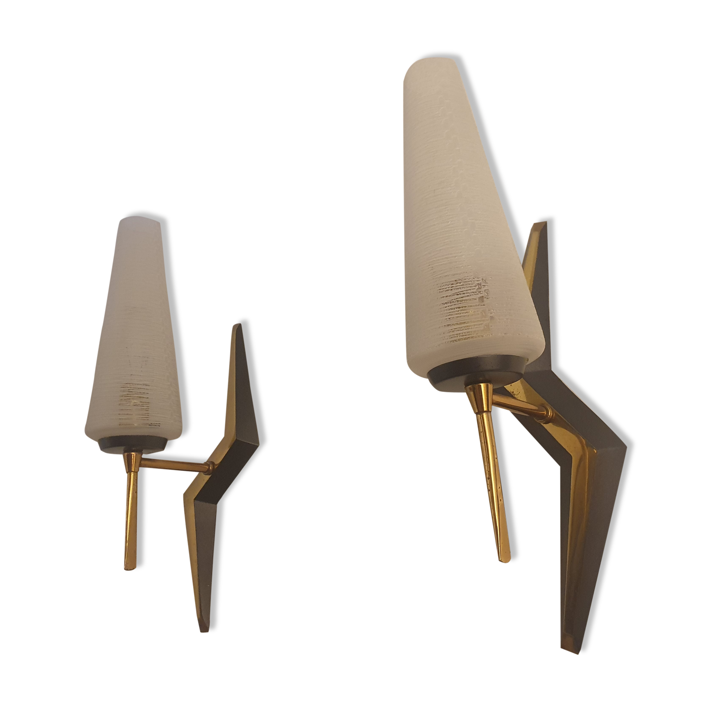 Pair of vintage appliques from Maison Arlus 60s