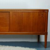 h. w. klein for bramin danish modern teak SIDEBOARD credenza 60s