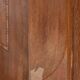 Small kidney-shaped chest of drawers in Transition style.