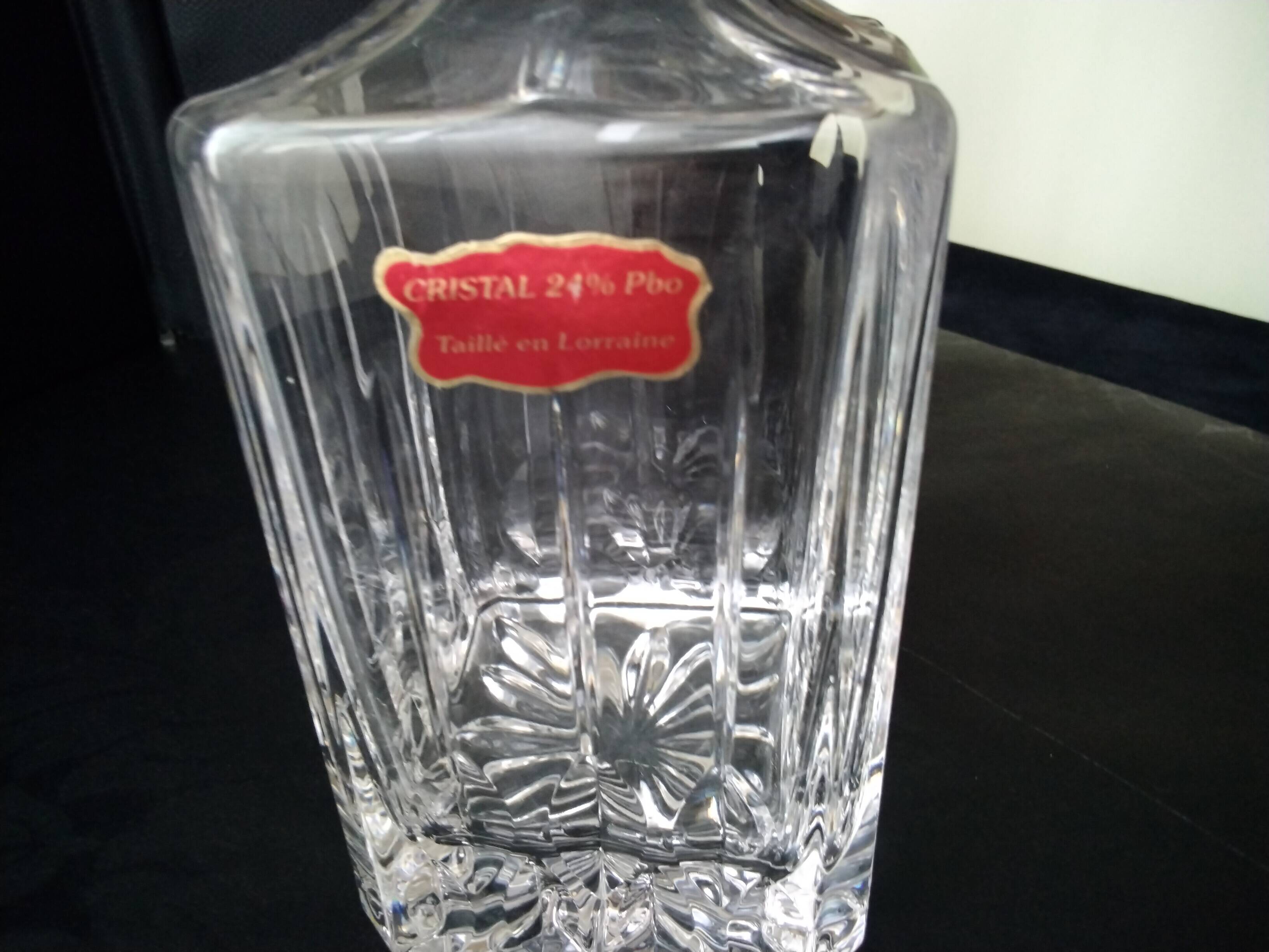 Lorraine Crystal Whisky Decanter