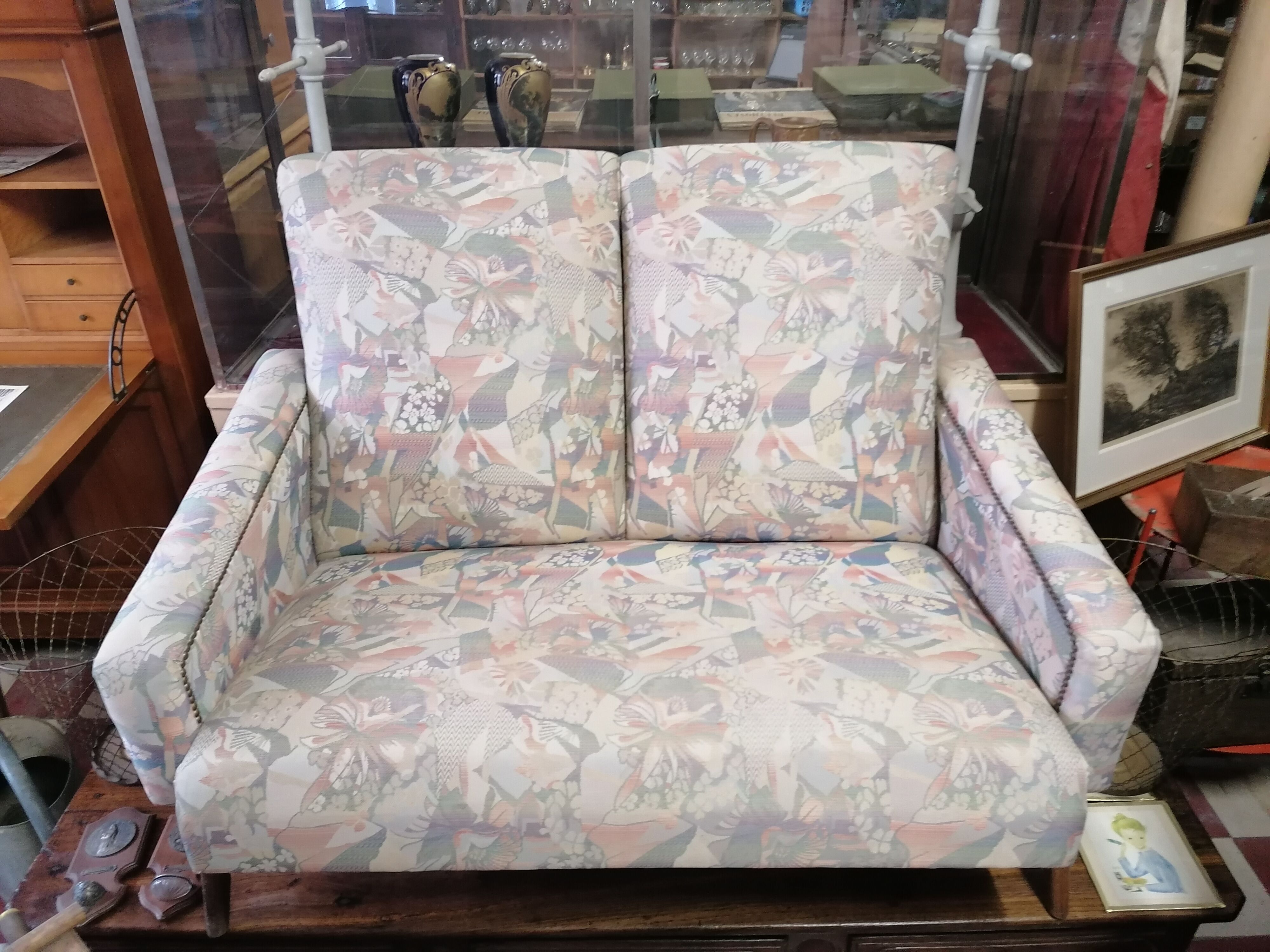 Vintage 2-seater bench