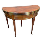 Table Demi Lune En Acajou De Style Louis XVI XIX Eme Siècle