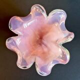 “Fleur Opaline” vase in glass