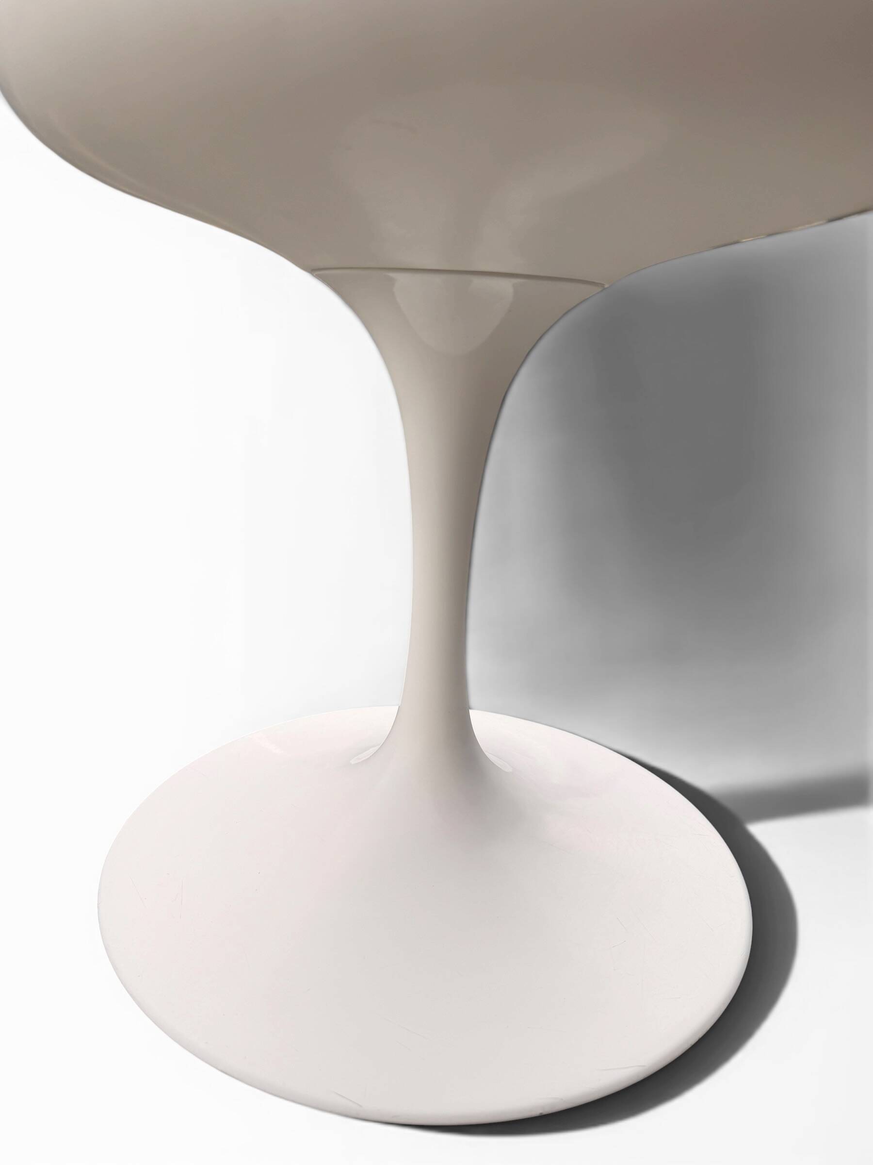 Suite de 4 Chaises Tulipe Eero Saarinen pour Knoll - Modèle Fixe