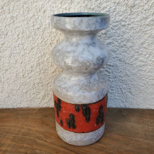 Vintage vase 70's diabolo ceramic
