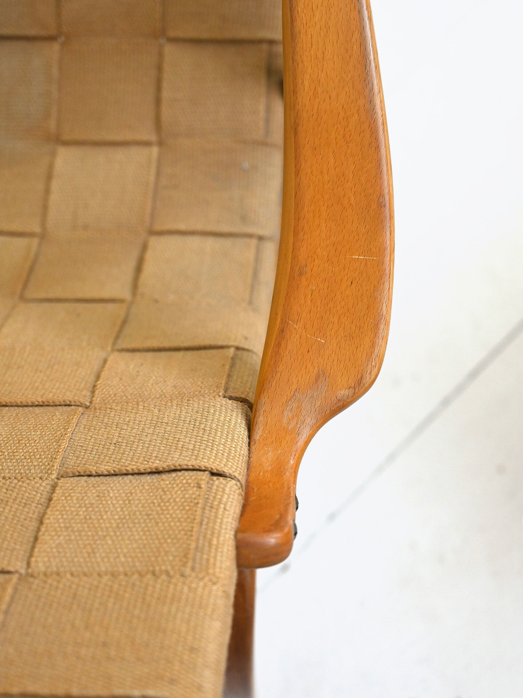 'Pernilla' armchair and footstool designed by Bruno Mathsson