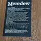 Vintage Meredew 1960 teak folding table