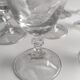 Set de 10 verres à vin en verre ciselé