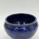 Vintage decorative bowl in cobalt blue ceramic.