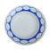 Plat creux bleu et blanc signé Saint Amand