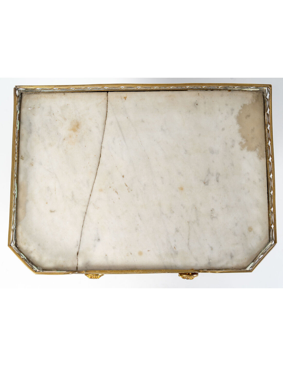 Semainier in marquetry and gilded bronze Louis XVI Style