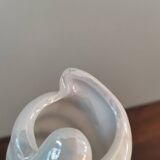 Soliflore céramique vintage forme main irisé