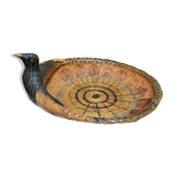 Peacock-shaped basket