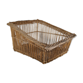 Rattan basket 1960