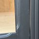 Armoire parisienne noire vitrée rénovée