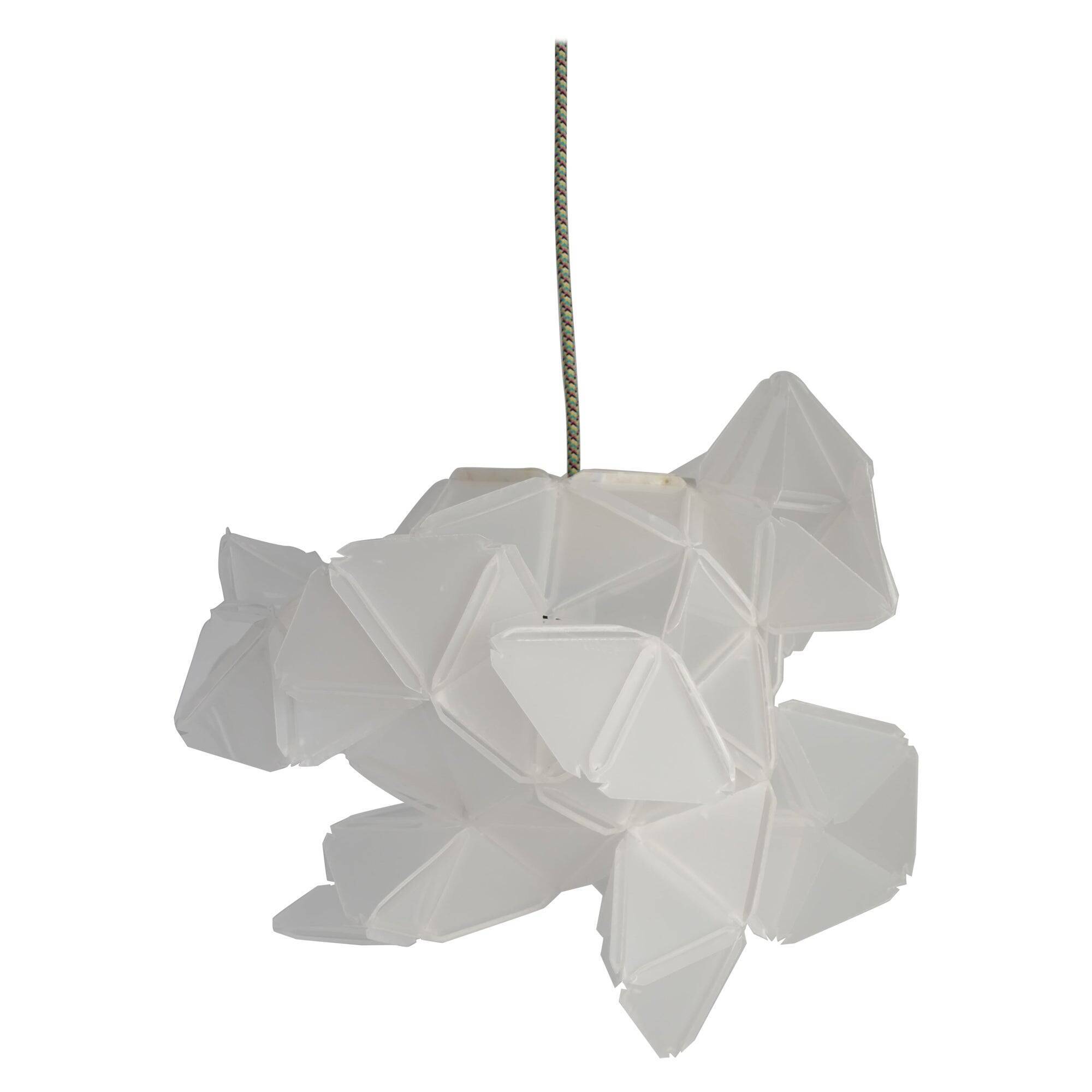 Labyrinth, Hazy, Artisan Light Sculpture with Integrated Fixture, By Republiken