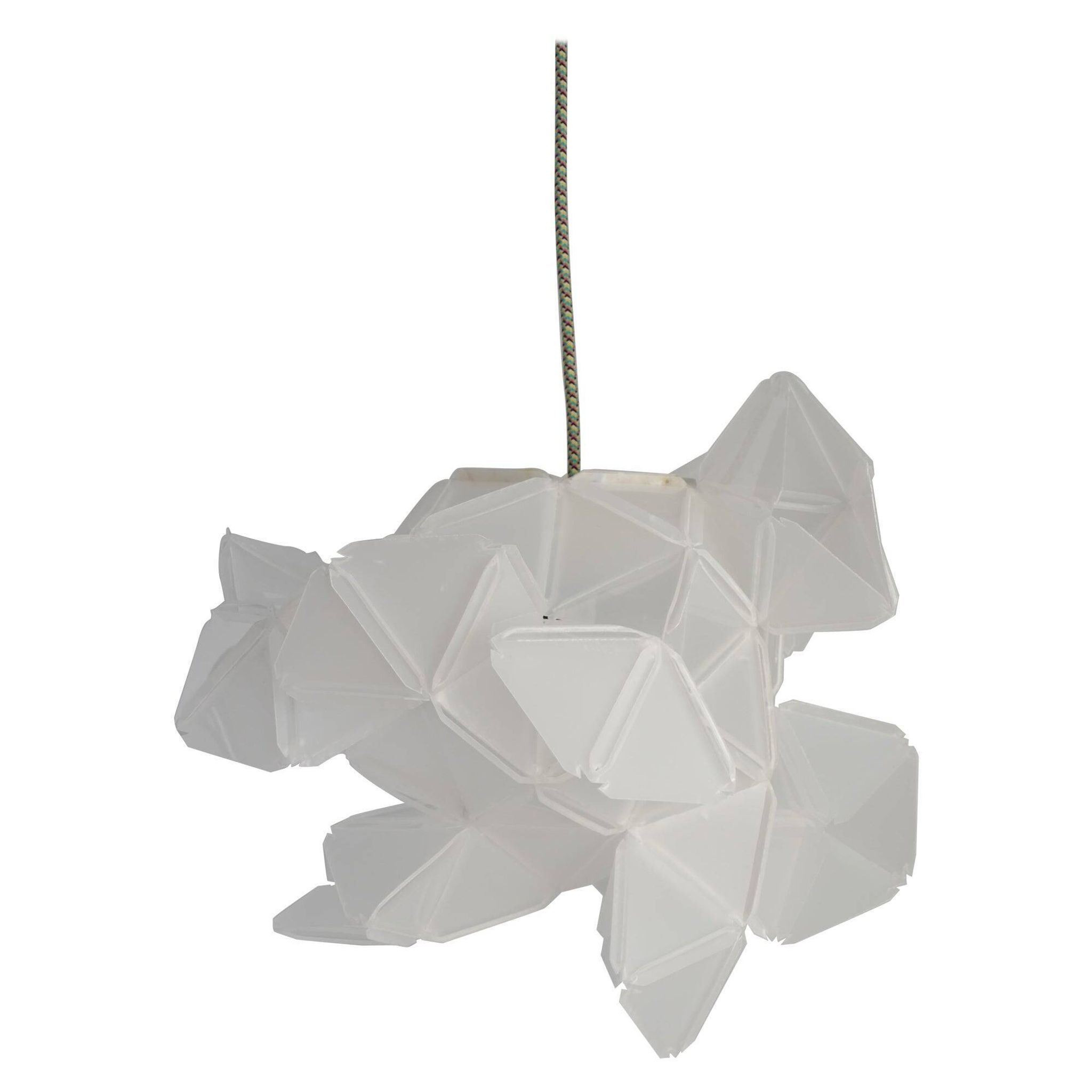 Labyrinth, Hazy, Artisan Light Sculpture with Integrated Fixture, By Republiken